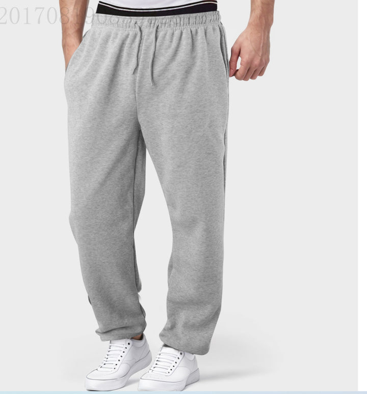 Herre komfortable joggebukser med elastisk liv og sidelommer Skjora