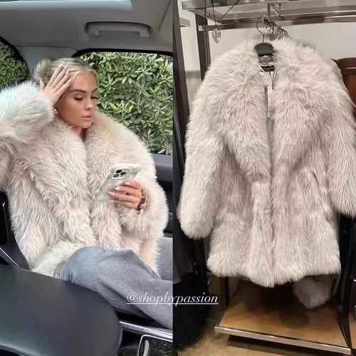 Dame fleecejakke med elegante krager og praktiske lommer Skjora