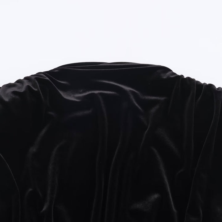 Women's elegant top with wrap design and luxurious draping Skjora