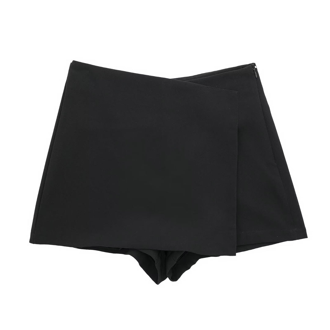 Dame sportliche shorts med elegant lagdelt design Skjora