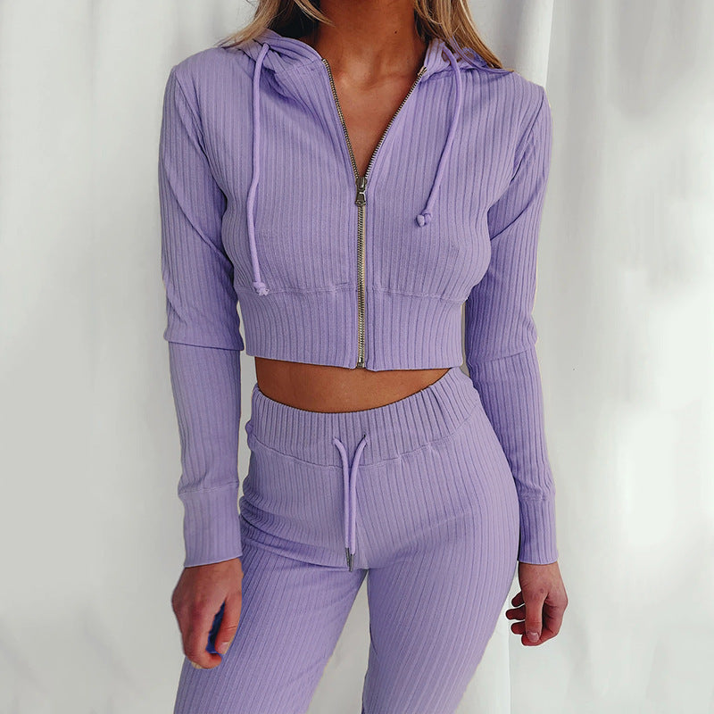 Damer Sporty Crop Top og Skjora Leggings