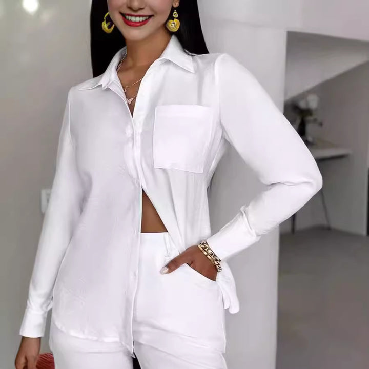 Dame elegant og stilfull skjorte med moderne snitt Skjora