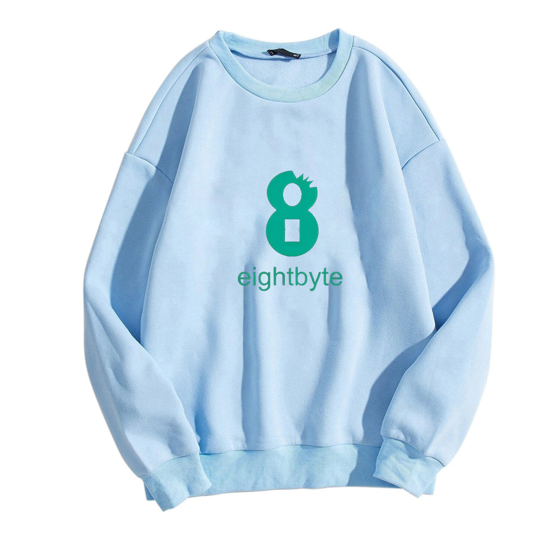 Damer koselig sweatshirt med moderne trykk Skjora