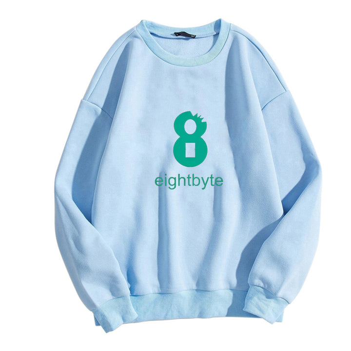 Damer koselig sweatshirt med moderne trykk Skjora