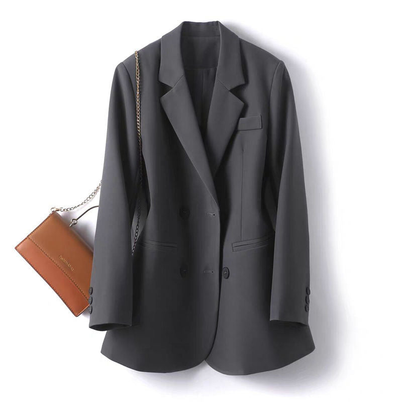 Damer Elegant Oversized Blazer Skjora