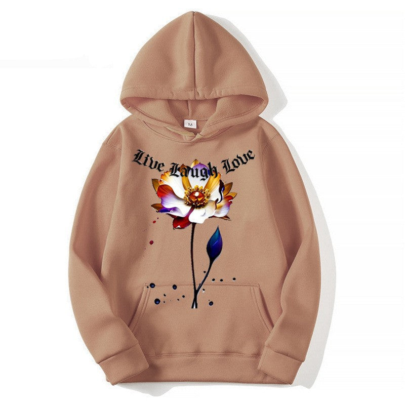 Kvinnegenser med blomsterkunsttrykk Skjora