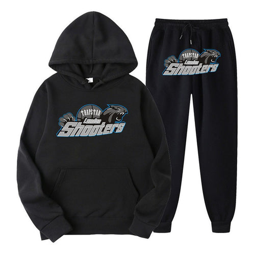 Dame herre hoodie og jogger-sett med urbant sportdesign Skjora