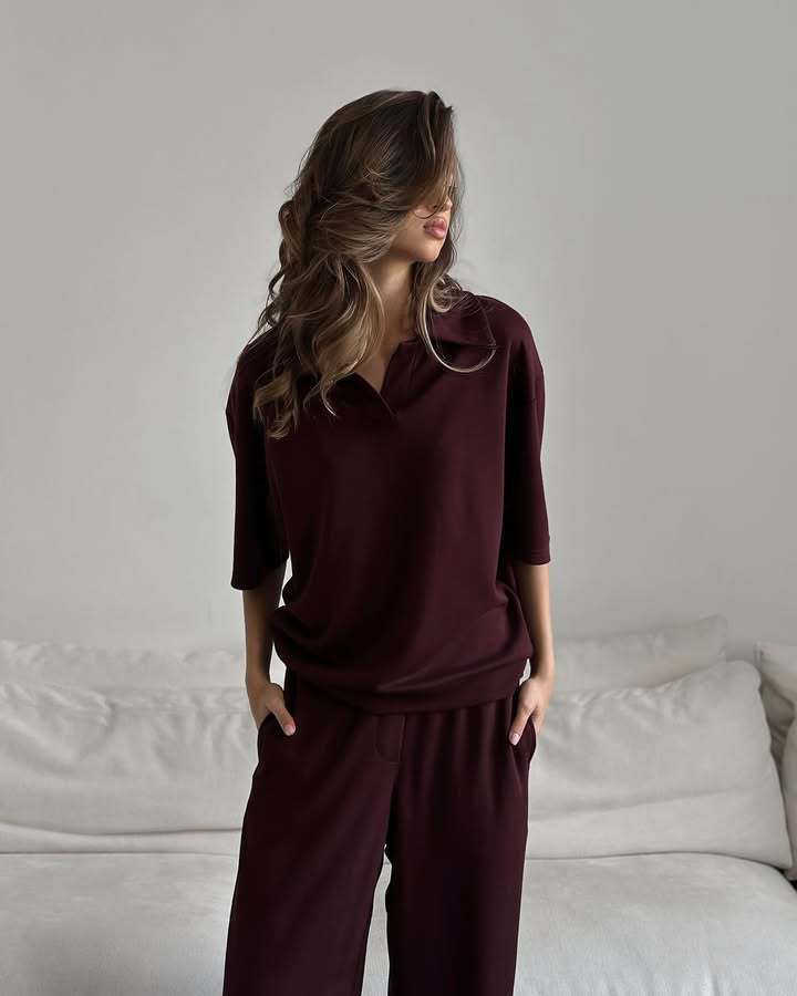 Women's Casual Loose-Fit Blouse with Elegant Collar