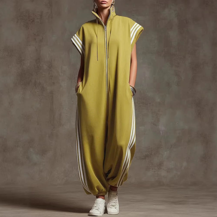 Dame stilige jumpsuit med moderne kontraster Skjora