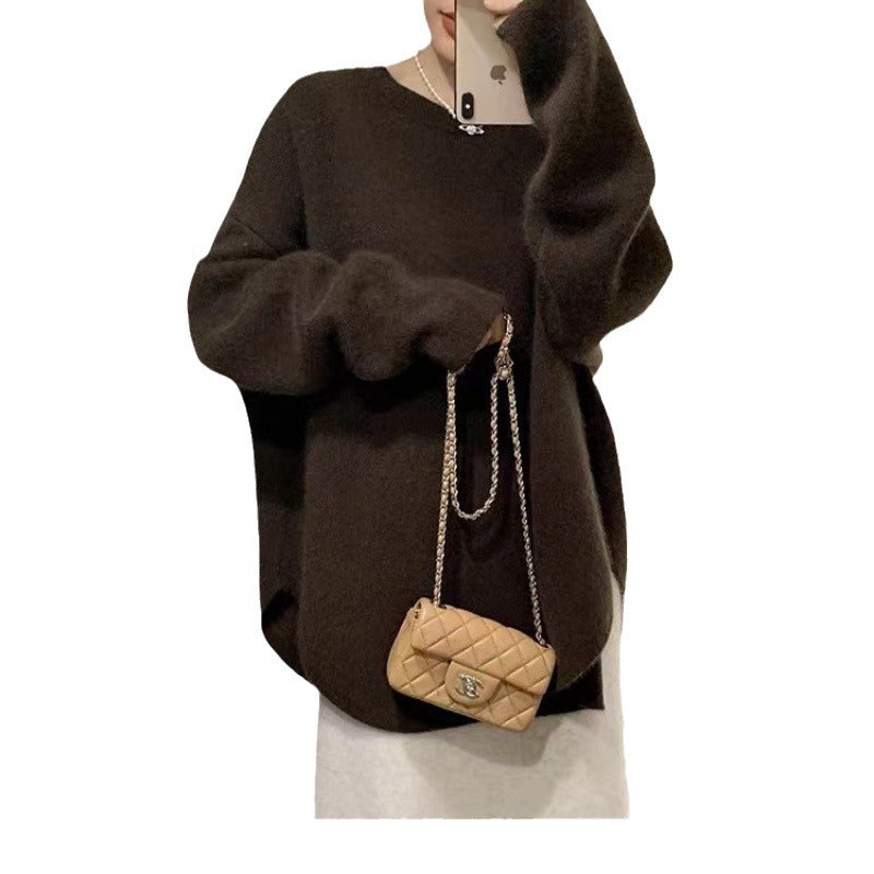 Dame Cozy Oversized Genser laget av mykt materiale Skjora