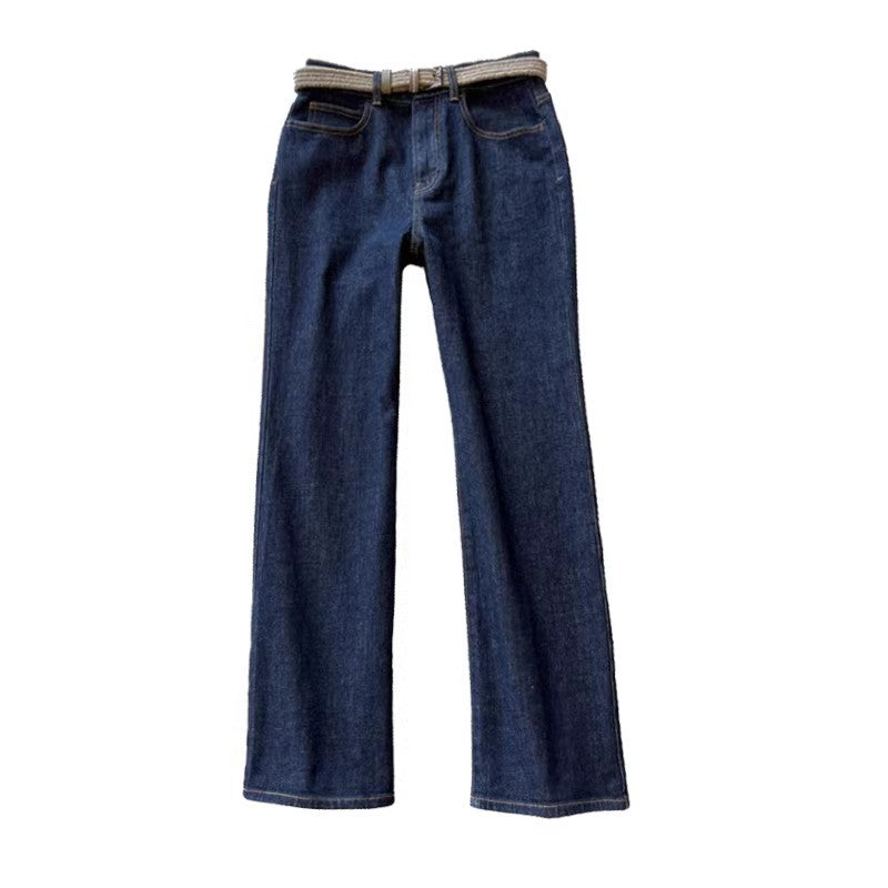 Dame høyt snittet vid jeans Skjora