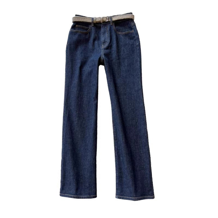 Dame høyt snittet vid jeans Skjora