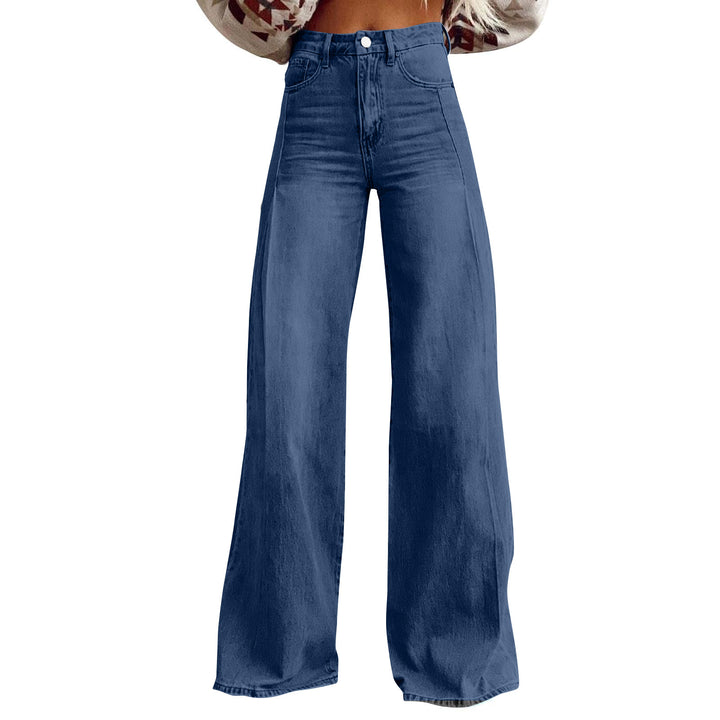 Dame Bredde Høytlivsjeans i Urban Stil Skjora