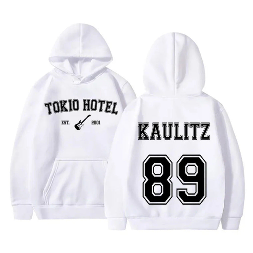 Women's hoodie with modern band design and comfortable fit Skjora