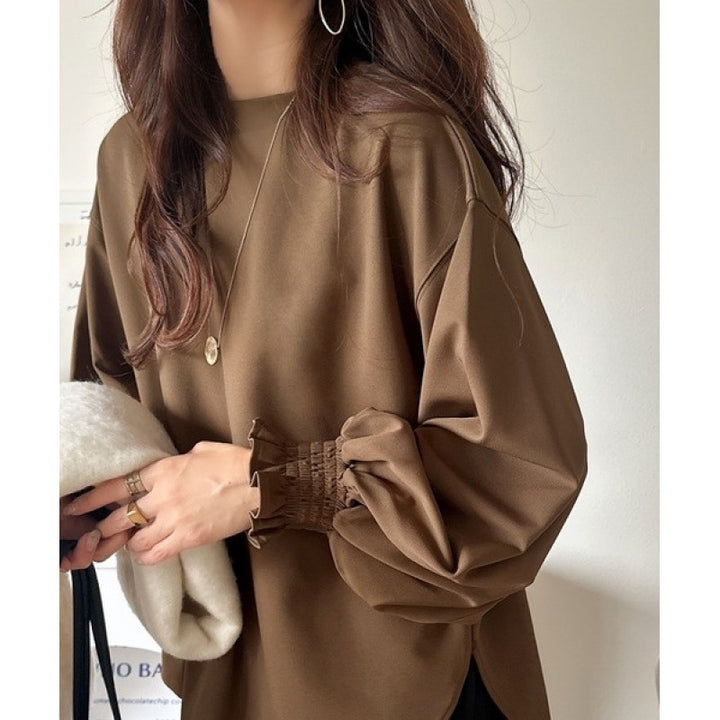 Sweatshirt oversized for kvinner Skjora