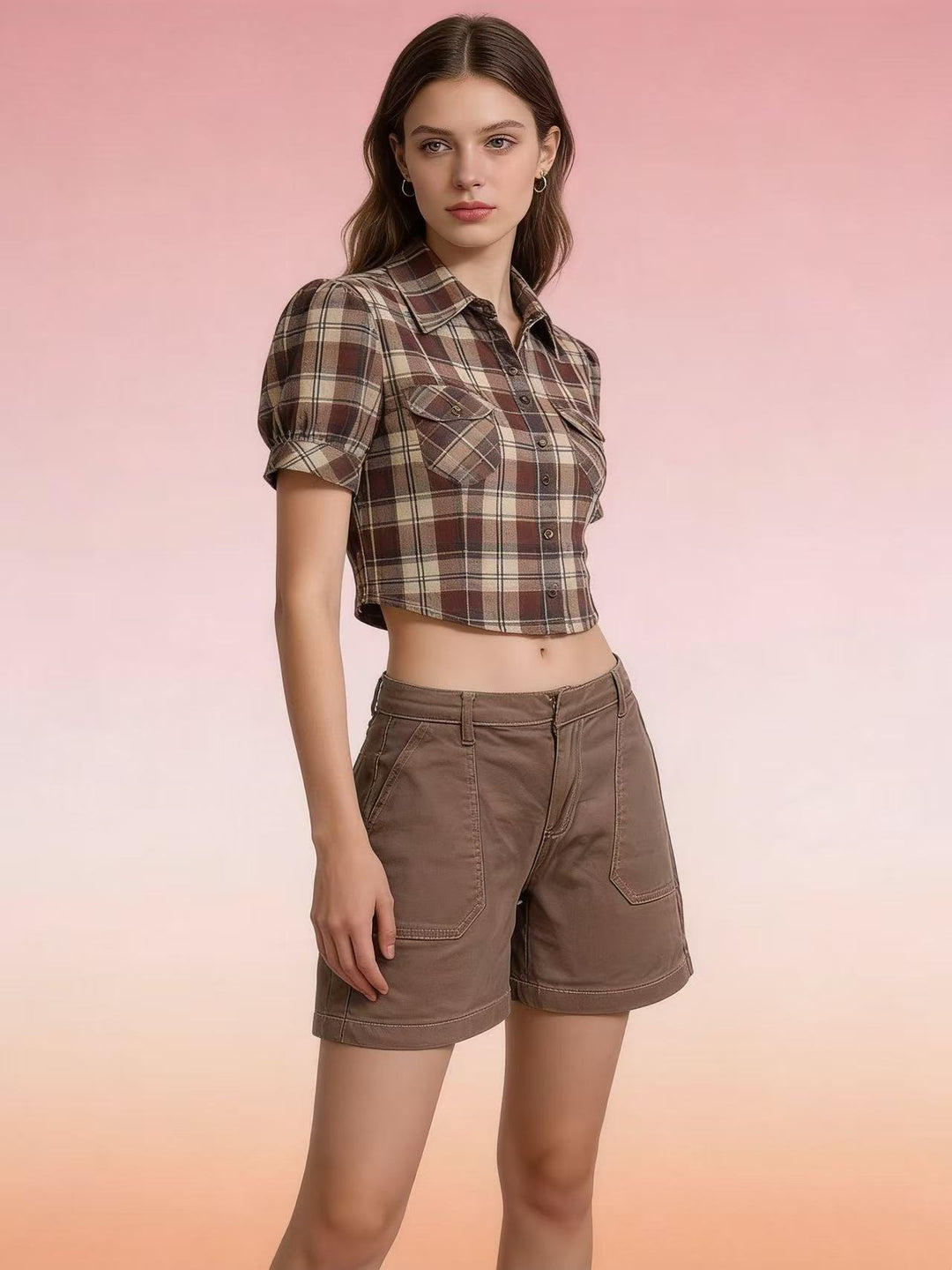 Dame casual sommer-shorts med side lommer og komfortabel passform Skjora
