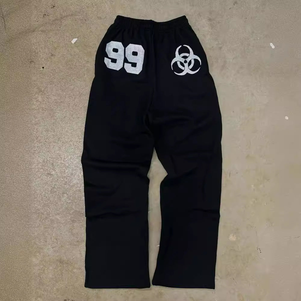 Kvinne joggebukser med urban biohazard-design og komfortabel passform Skjora