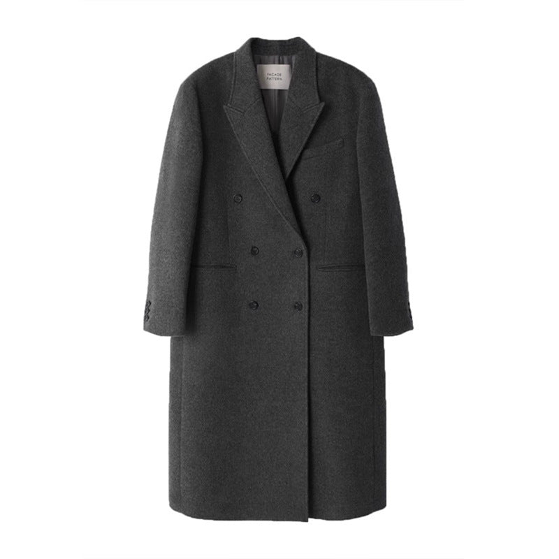 Dame Elegant og oversized ullkapp Skjora