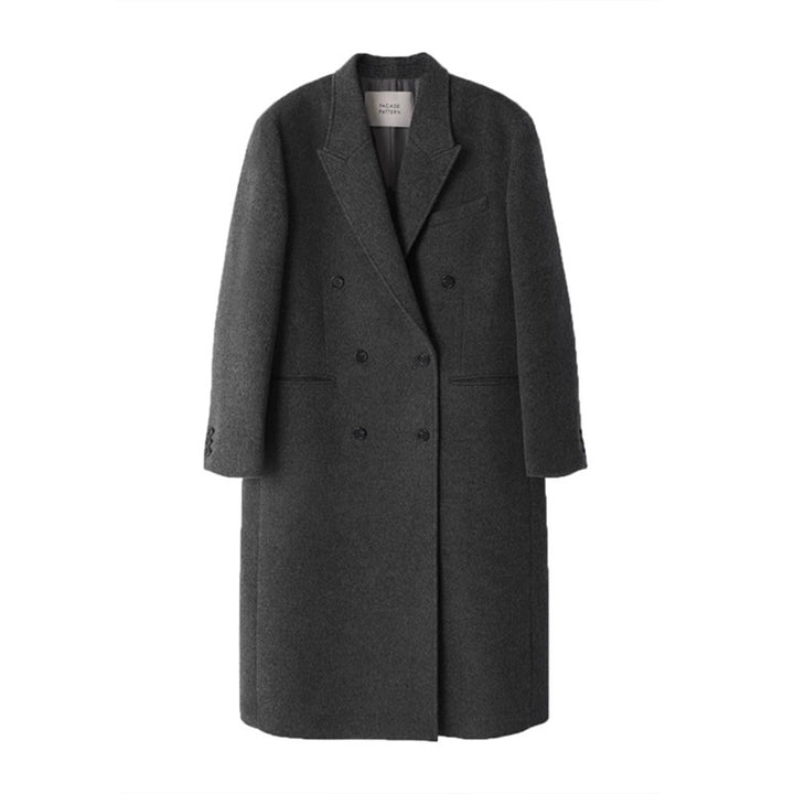 Dame Elegant og oversized ullkapp Skjora