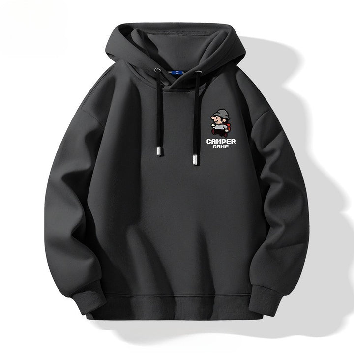 Kvinnes hettegenser med kreativt gamingmotiv Skjora