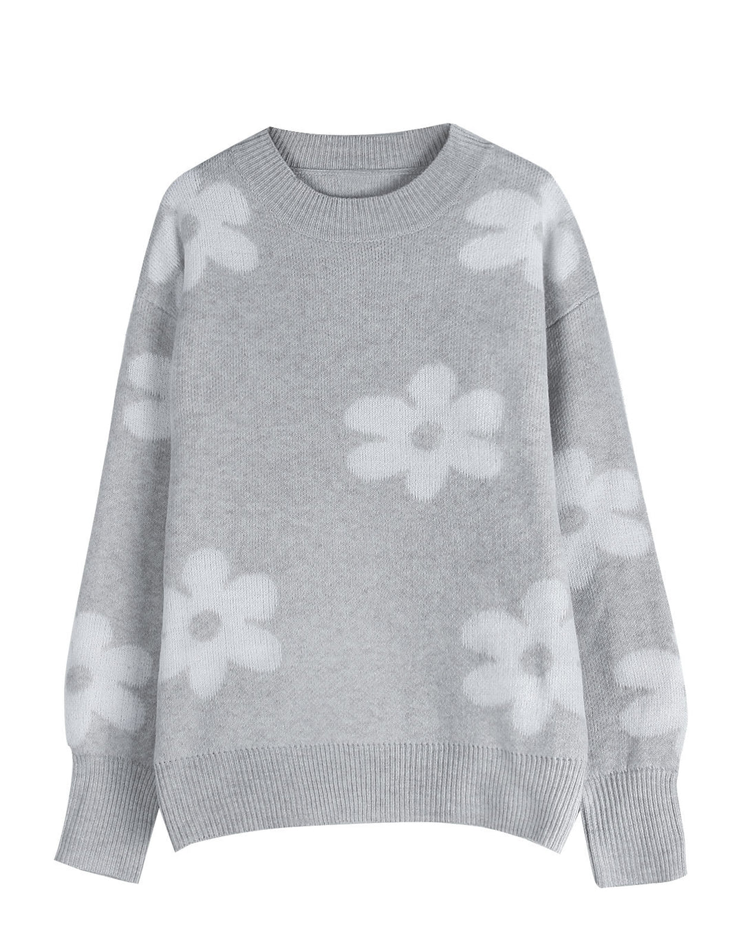 Damegenser med blomstermønster og avslappet passform Skjora