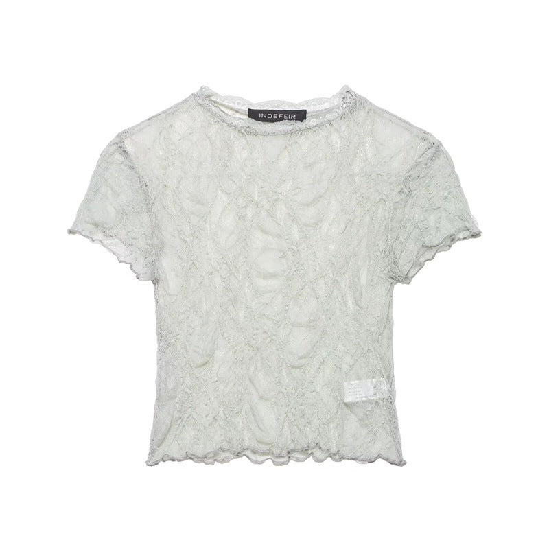Dame Korte spissbluse med raffinert design Skjora