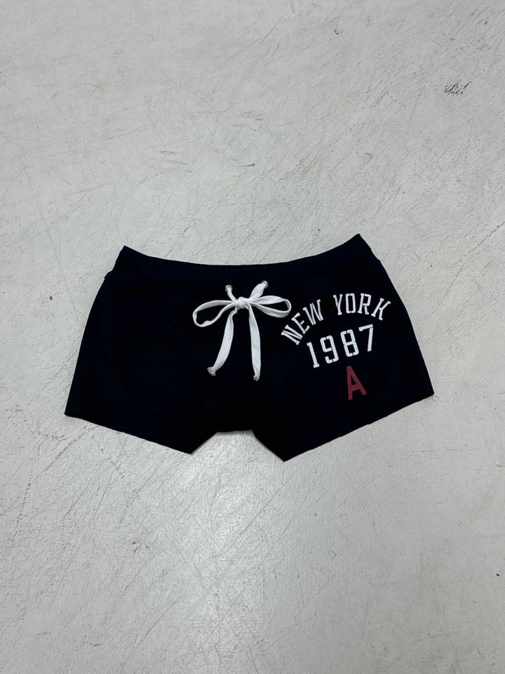 Dame Sporty Badshorts med høy midje og justerbar snor