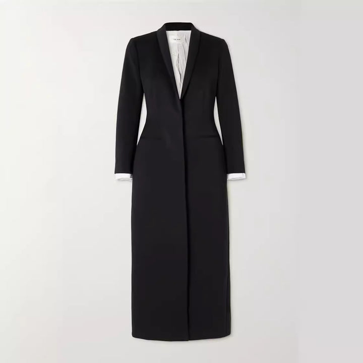 Dame elegant Dufflecoat med stilig revers Skjora
