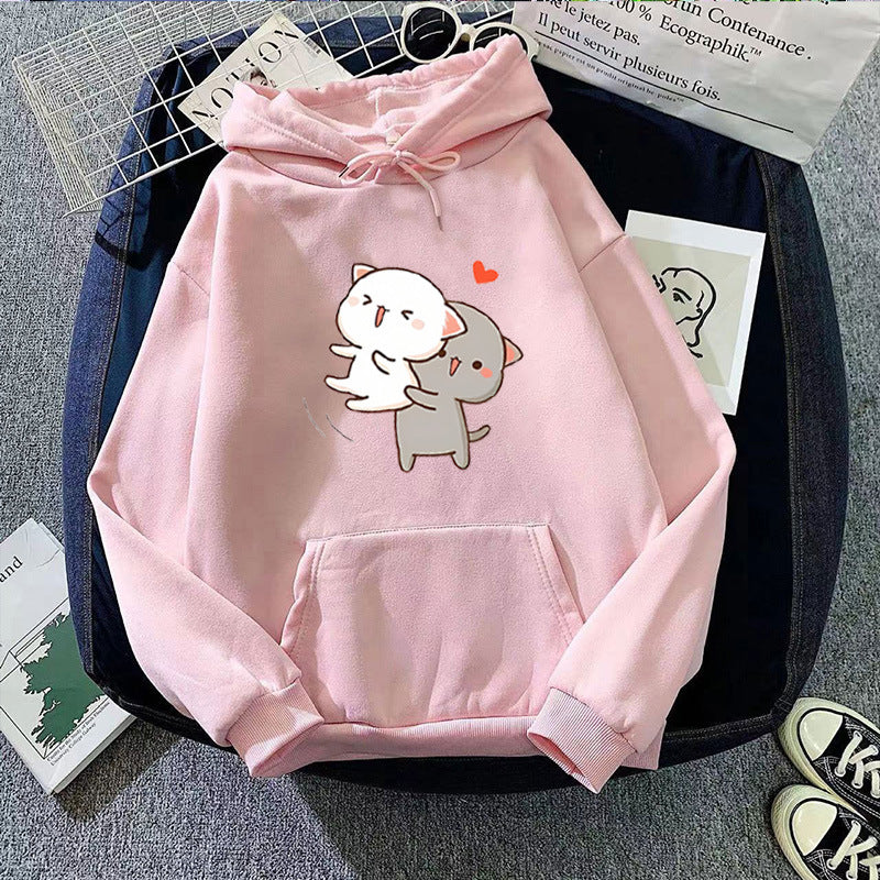 Damen Kapuzenpullover mit verspieltem Tierdesign Skjora