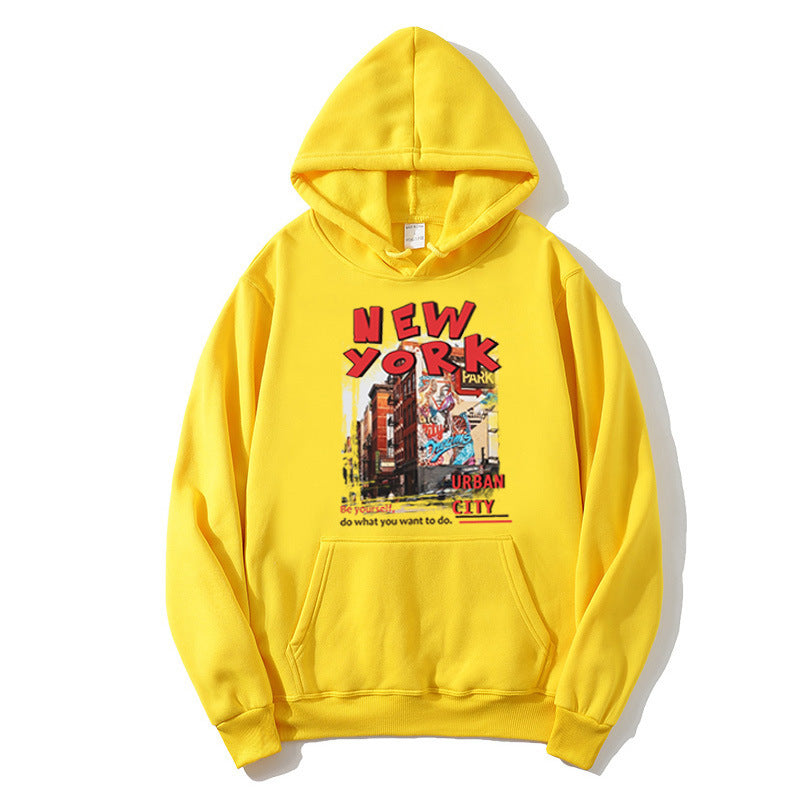 Damen Kapuzenpullover mit urbanem New York-Design Skjora