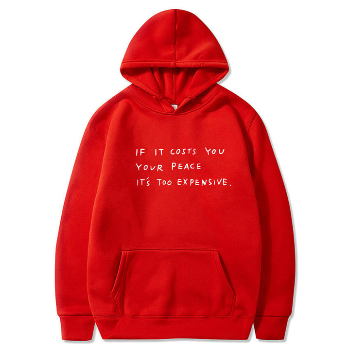 Dame hoodie med inspirerende motiv Skjora