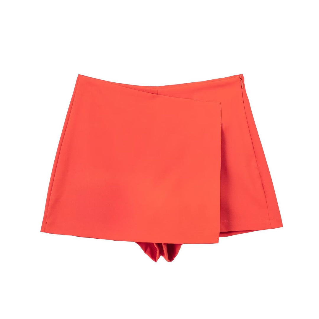Dame sportliche shorts med elegant lagdelt design Skjora