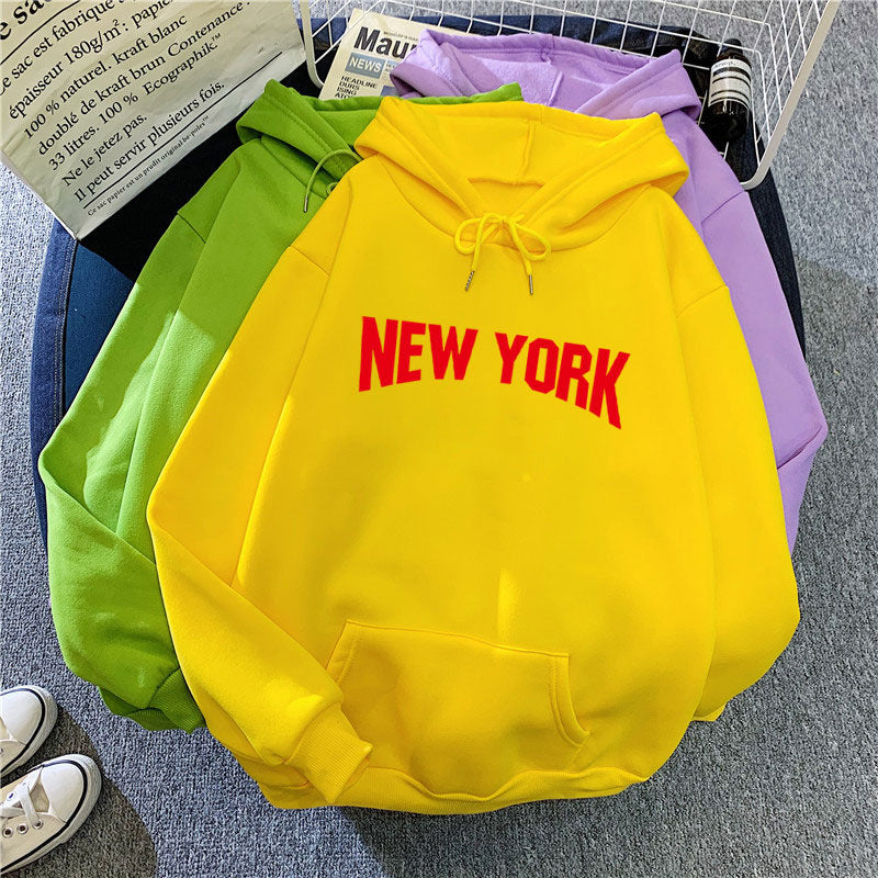 Dame hettegenser med stilfullt New York-design Skjora