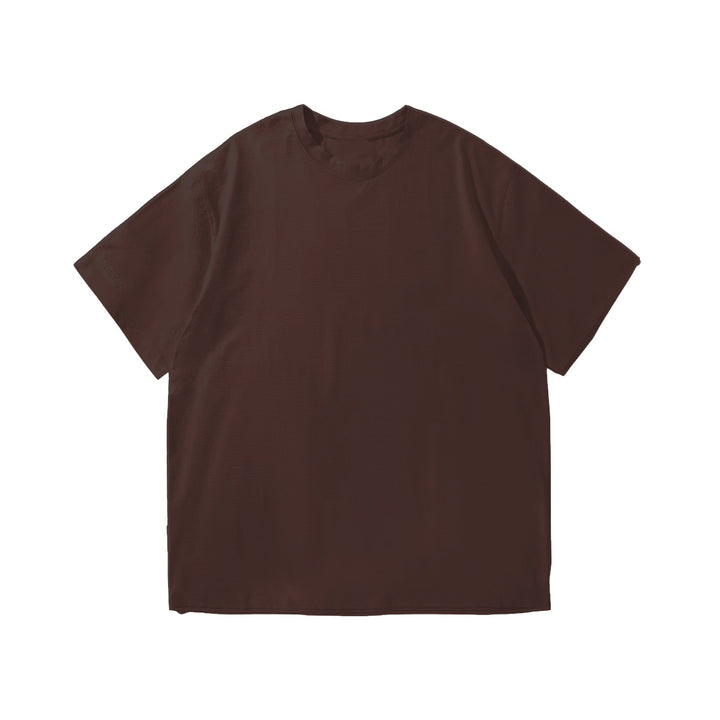 Dame avslappet oversized T-skjorte laget av pustende materiale Skjora