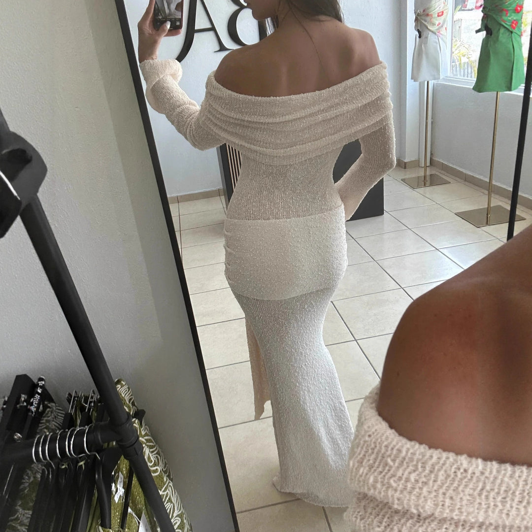 Damer Off-Shoulder Abendkjole Skjora