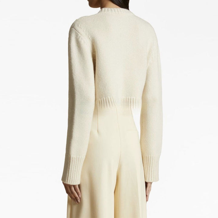 Damer Kort Strikk cardigan med knapper Skjora