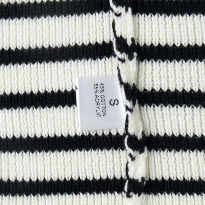 Kvinne Striped Strikkegenser med Cozy Fit Skjora