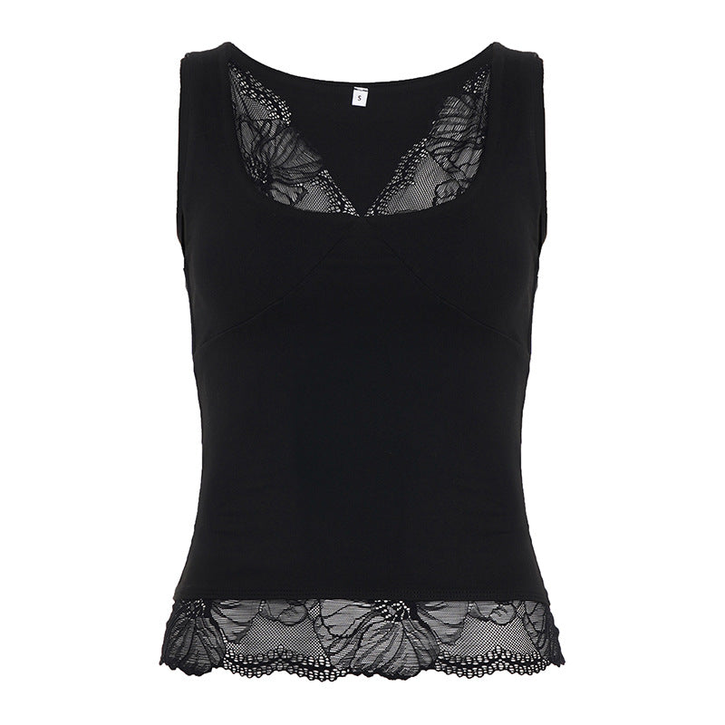 Dame Spiss-Top med elegant snitt