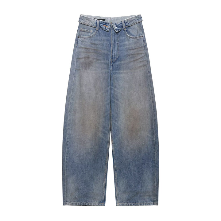 Dame Ødelagte Jeans i avslappet Baggy-stil Skjora