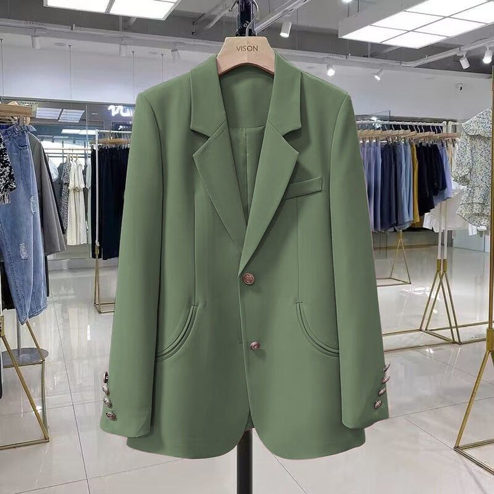 Dame Designer Blazer med elegant snitt Skjora