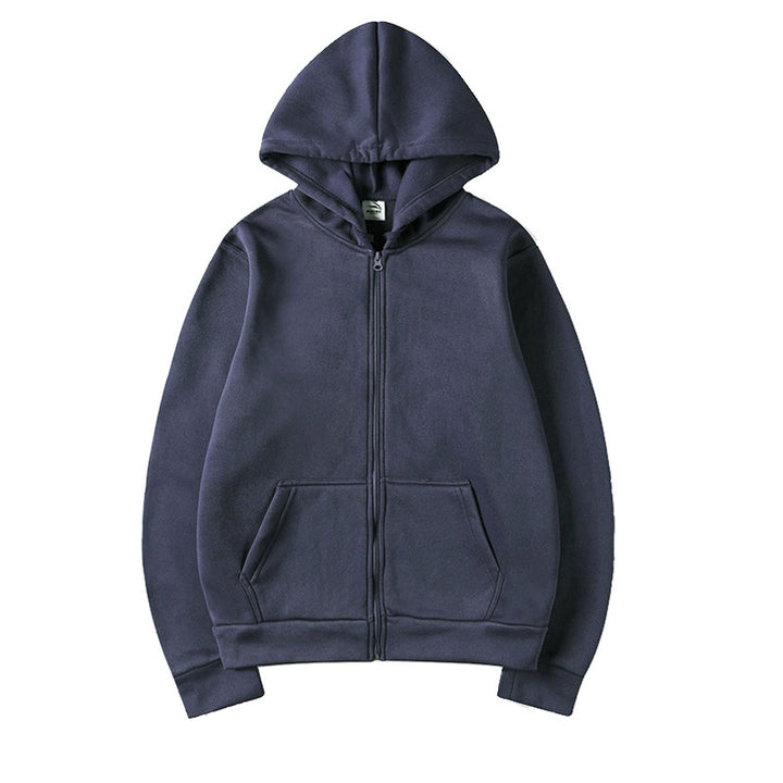 Dame hoodie sweatshirt med full glidelås og sidelommer Skjora