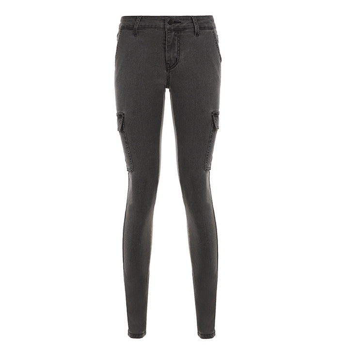 Herre cargo-jeans i moderne slim-fit stil Skjora