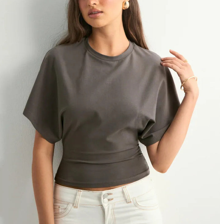 Damer Behagelig Oversized T-skjorte med moderne snitt Skjora