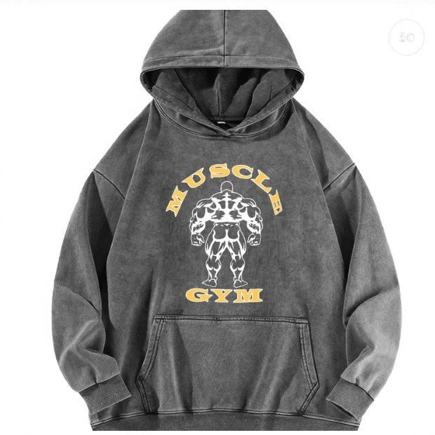 Dame hoodie med inspirerende treningsmotiv Skjora