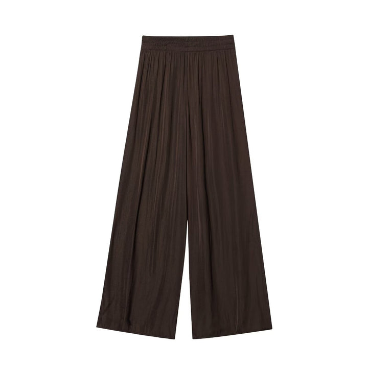 Damevidde Culotte med elastisk belte og flytende stoff Skjora