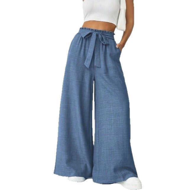 Women Wide Leg Pants Skirt