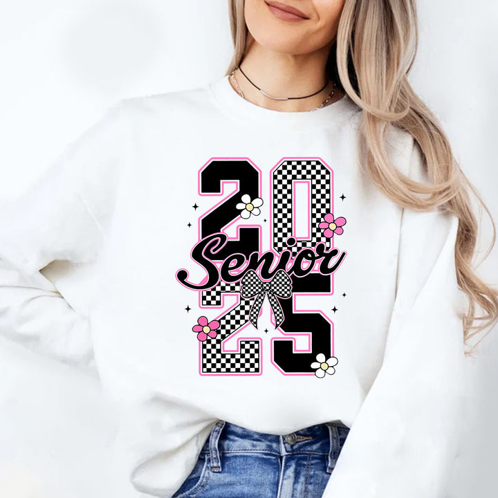 Dame sweatshirt med inspirerende design for avslutningsår Skjora