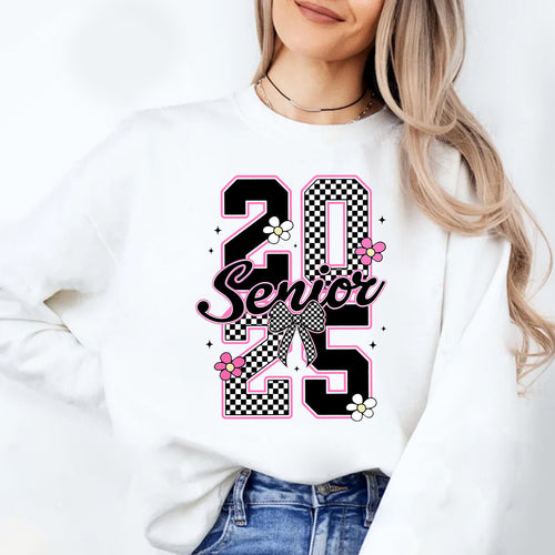 Dame sweatshirt med inspirerende design for avslutningsår Skjora