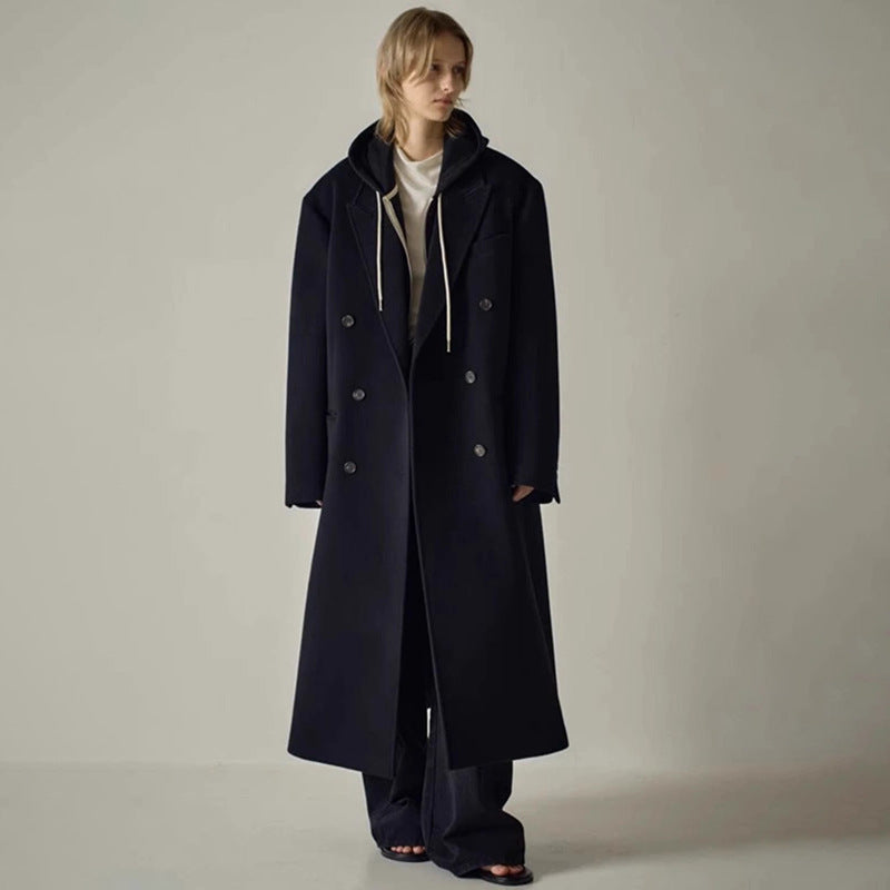Dame Elegant og oversized ullkapp Skjora