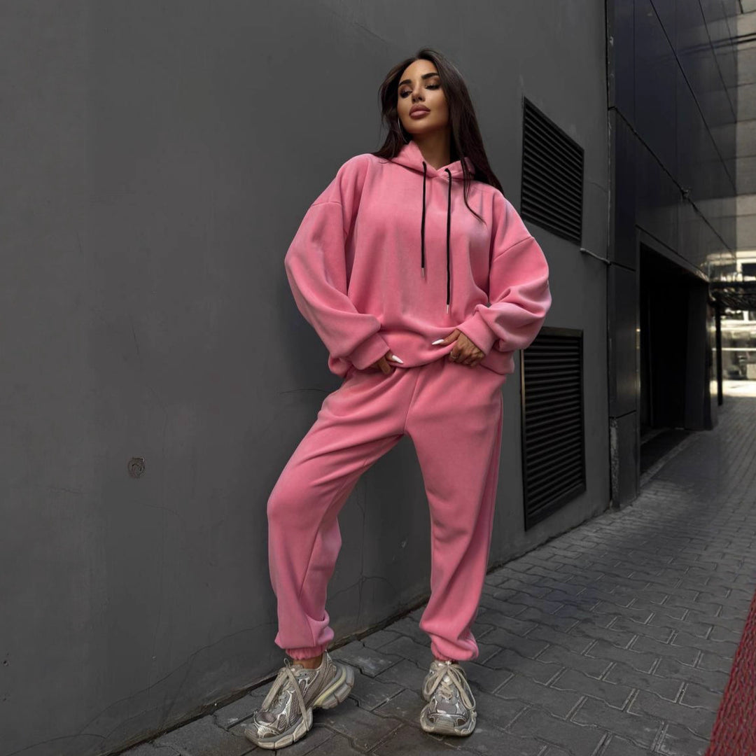 Kvinnenes komfortable oversized fritidssett Skjora